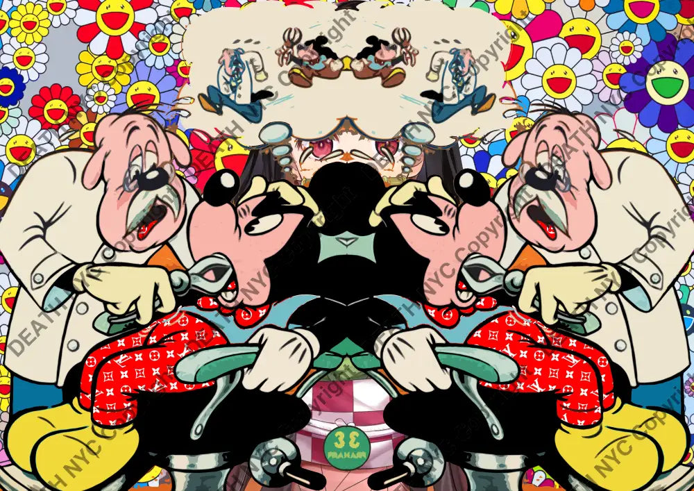 Deathp898 Mickey (Edition Of 100) (2022) Art Print