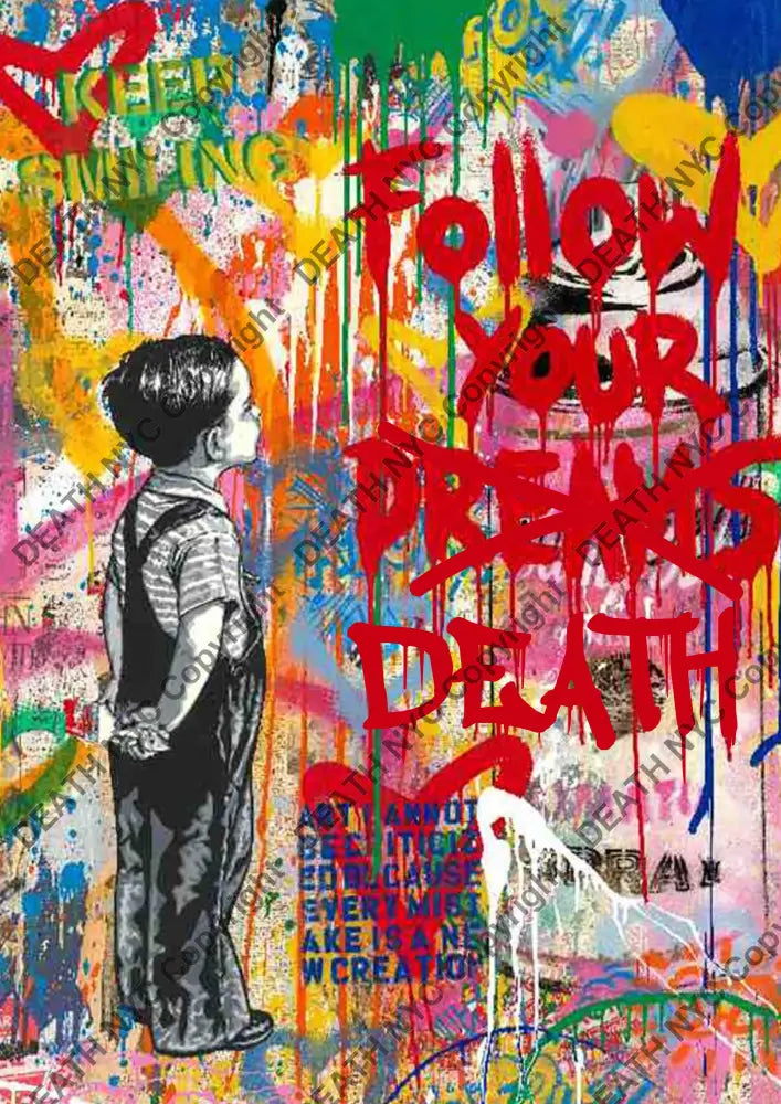 ’DEATHPA54’’ 45x32cm (Edition of 100*) (2023) bank Art Print