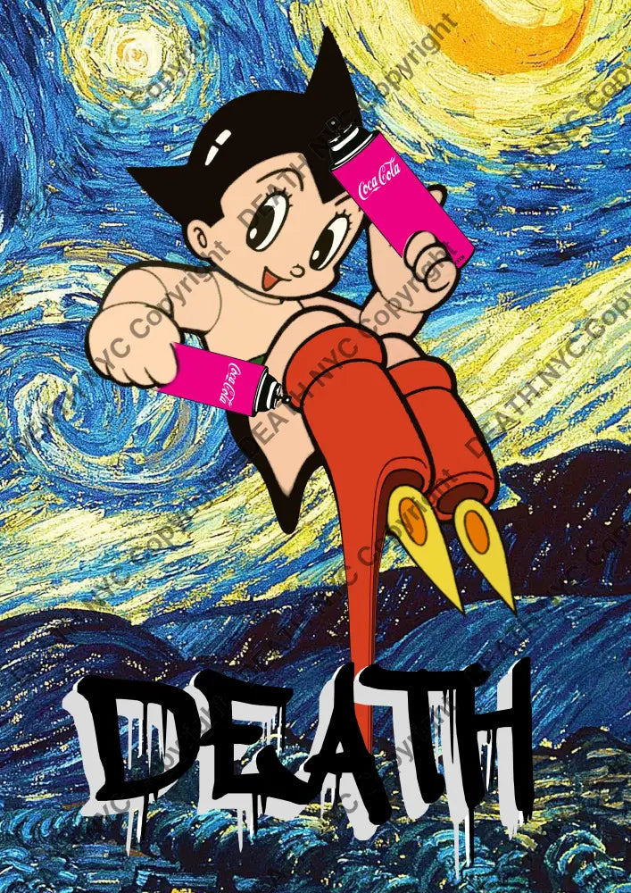 Deathq1220 Astro Boy (Edition Of 100) (2022) Art Print