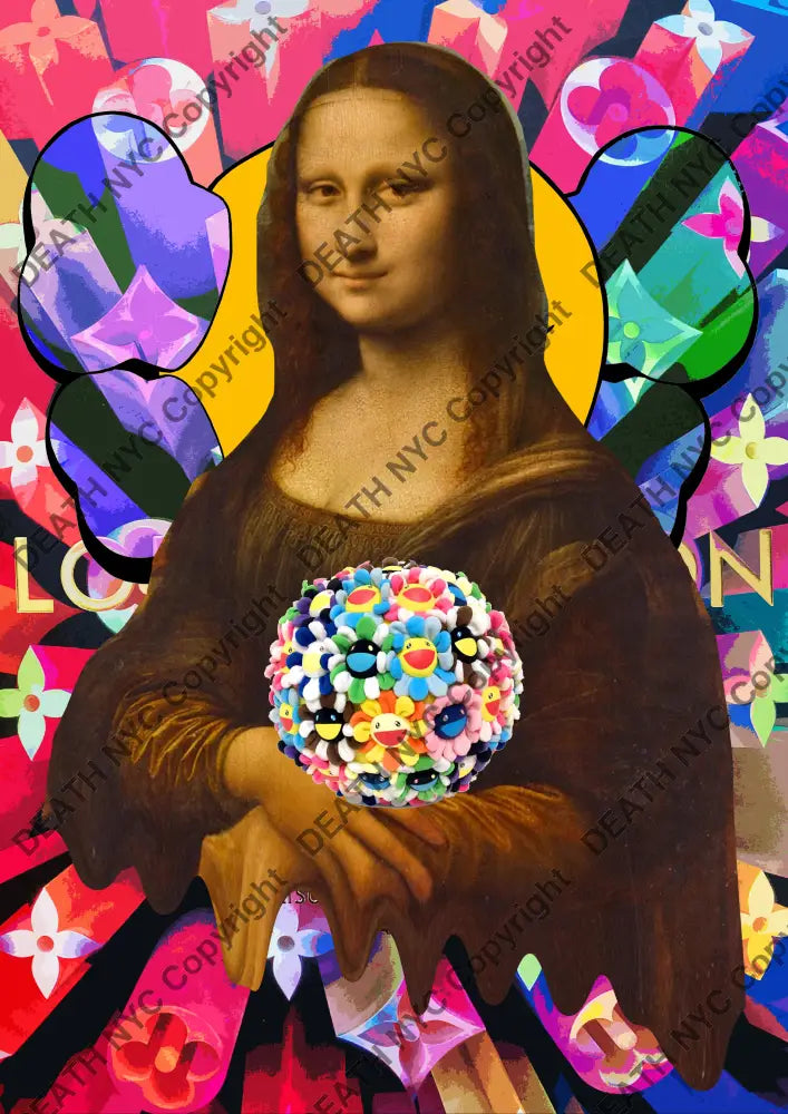 Deathq1801 Mona (Edition Of 100) (2022) Art Print
