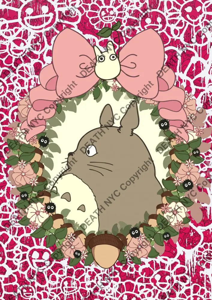 Deathq2632 Totoro (Edition Of 100) (2022) Art Print