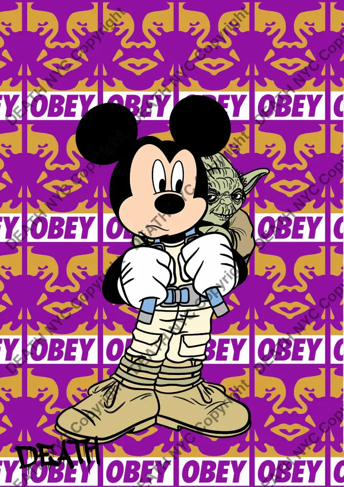 Deathq364 Mickey (Edition Of 100) (2022) Art Print