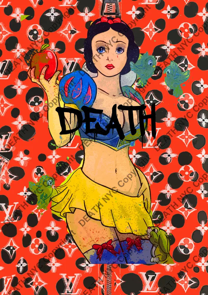 Deathq70 Snow White (Edition Of 100) (2022) Art Print