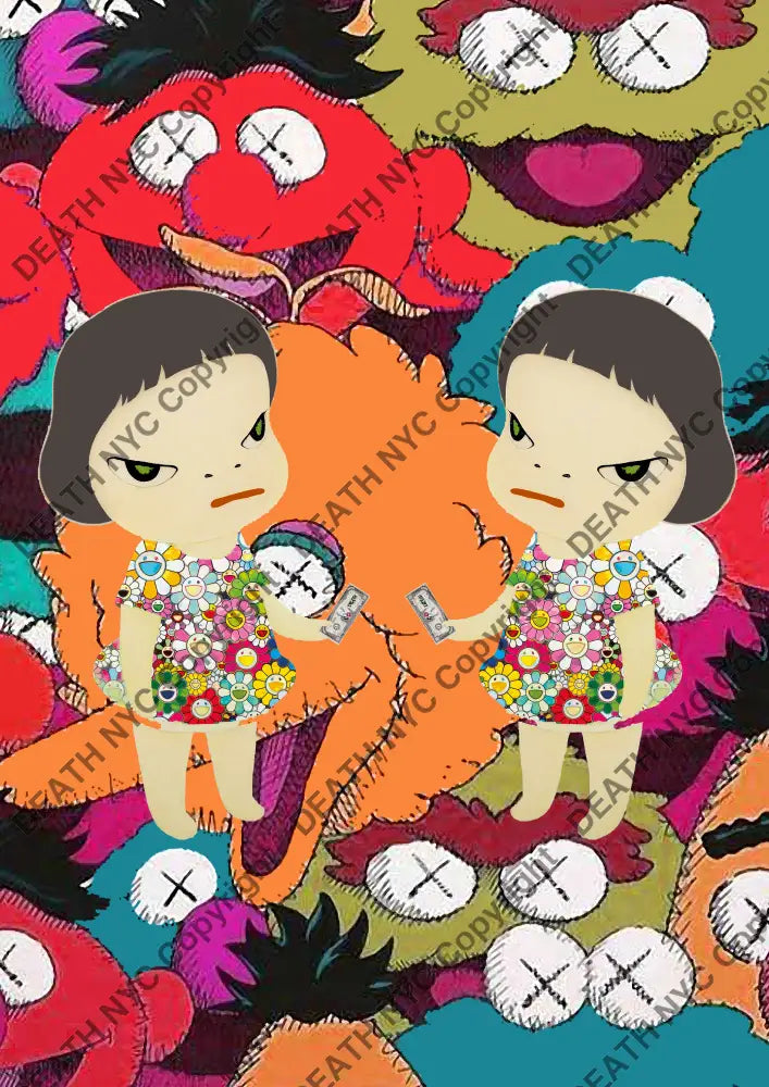 Deathq77 Cute (Edition Of 100) (2022) Art Print
