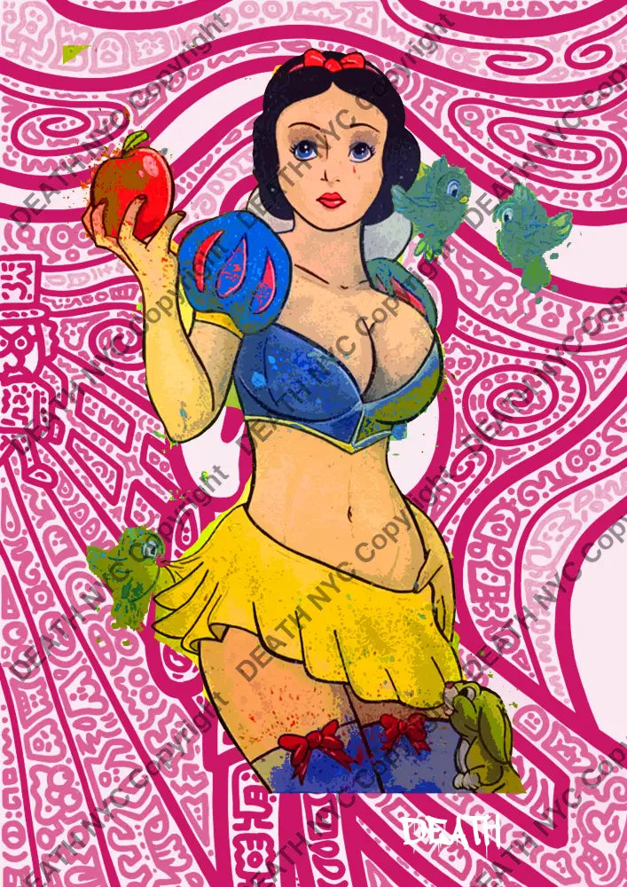Deaths1311 Snow White 45X32Cm (Edition Of 100) (2022) Art Print