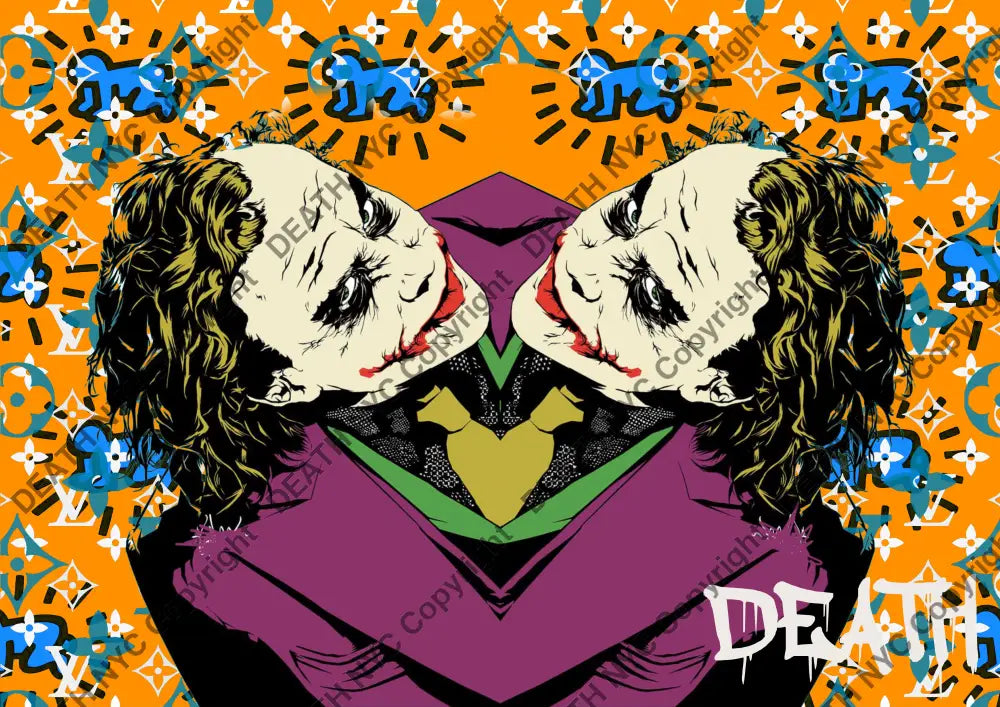 Deatht1374 45X32Cm Joker (Edition Of 100) (2023) Art Print