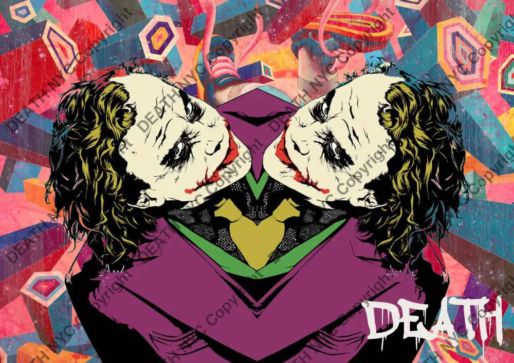 Deatht1375 45X32Cm Joker (Edition Of 100) (2023) Art Print