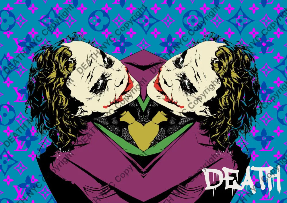 Deatht1376 45X32Cm Joker (Edition Of 100) (2023) Art Print
