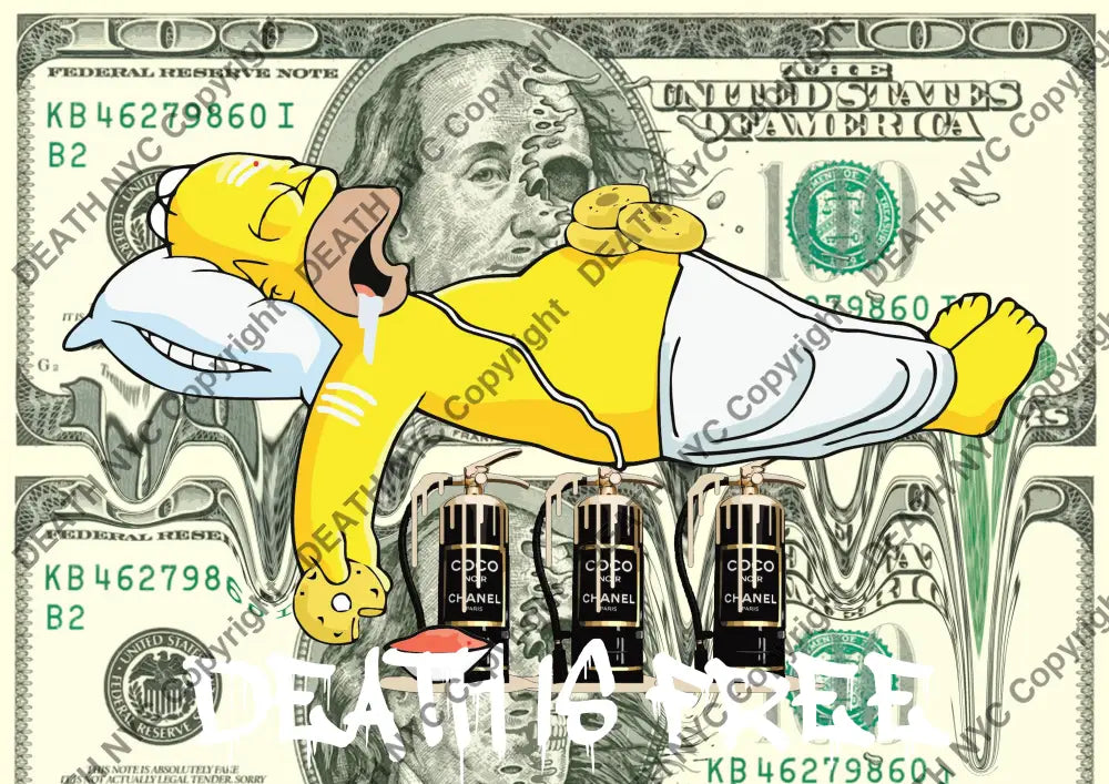 Deatht1721 45X32Cm Simpson (Edition Of 100) (2023) Art Print