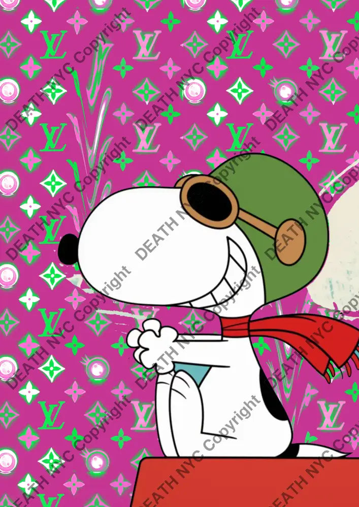 Deatht1903 45X32Cm Snoopy (Edition Of 100) (2023) Art Print
