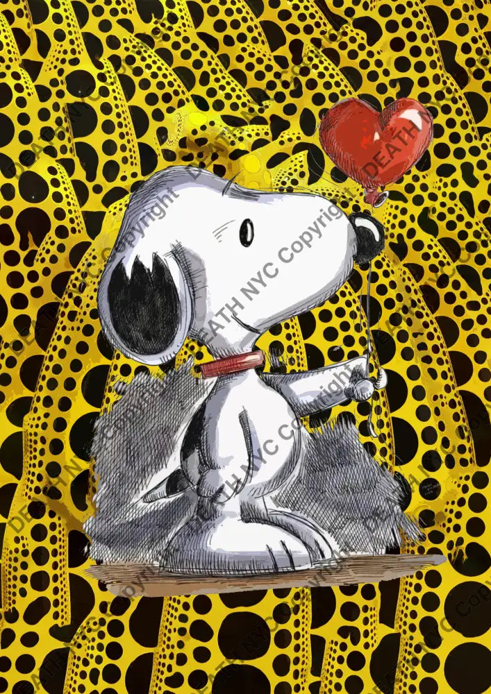 Deatht2024 45X32Cm Snoopy (Edition Of 100) (2023) Art Print