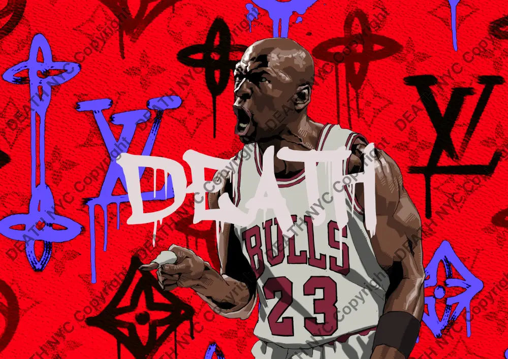 Deatht2396 45X32Cm Mj Jordan (Edition Of 100) (2023) Art Print