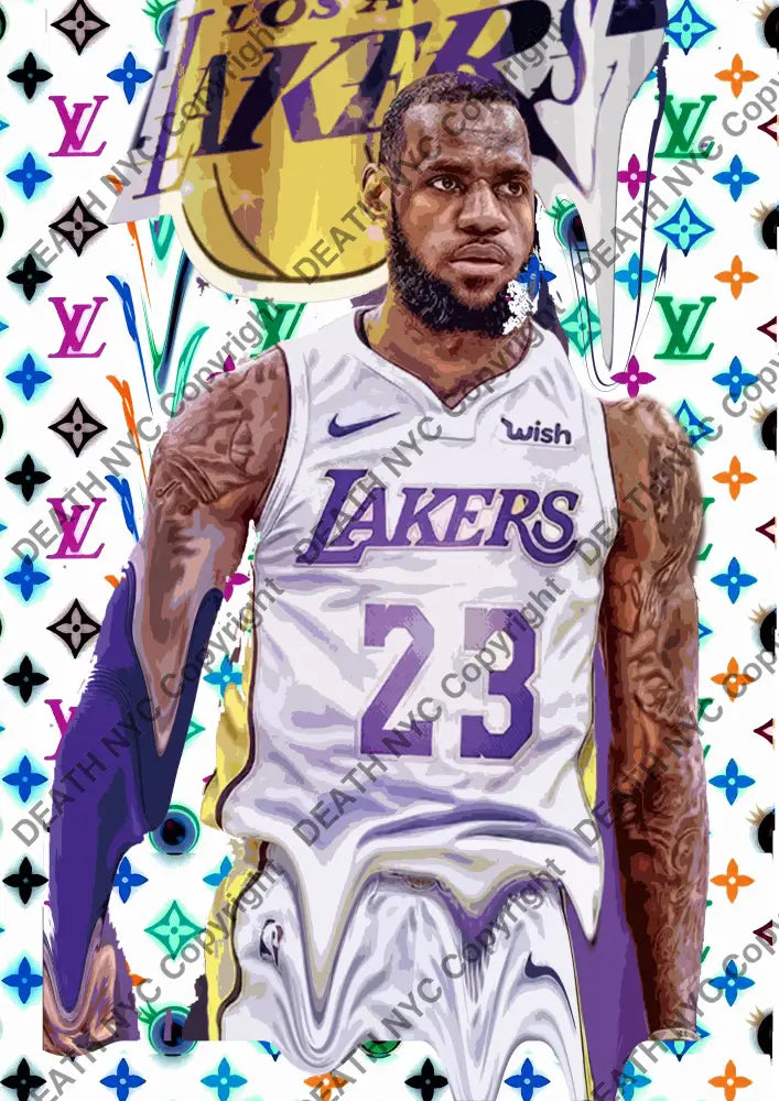 Deatht2633 45X32Cm Nba (Edition Of 100) (2023) Art Print