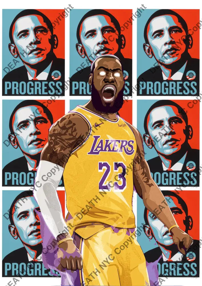 Deatht2646 45X32Cm Nba (Edition Of 100) (2023) Art Print