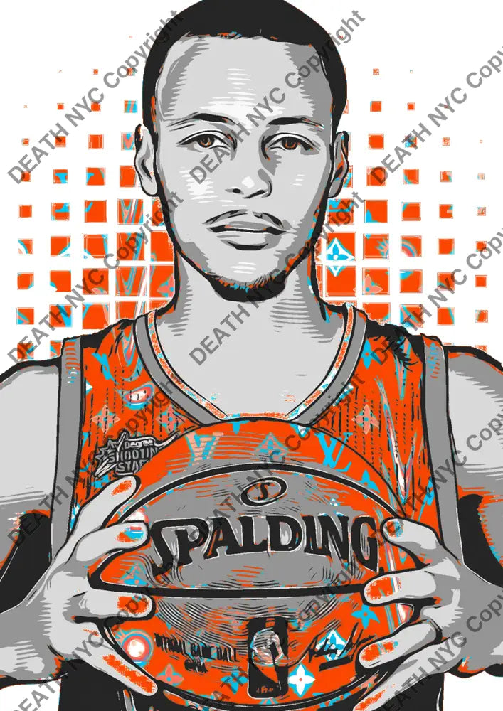 Deatht2663 45X32Cm Nba (Edition Of 100) (2023) Art Print