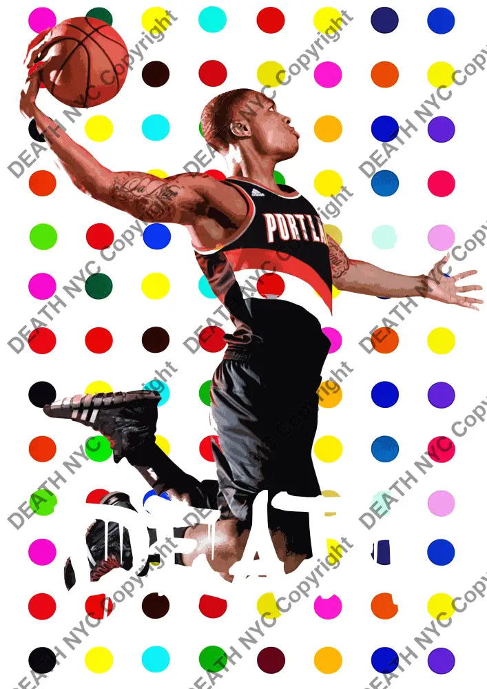 Deatht2829 Nba 45X32Cm (Edition Of 100) (2023) Art Print