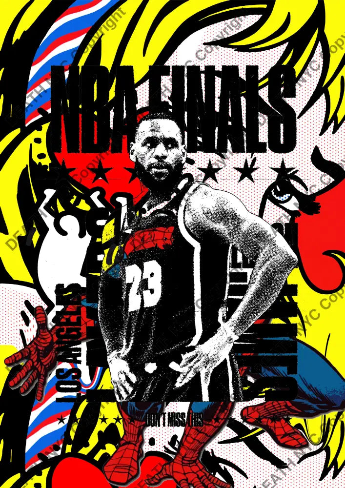 Deatht2858 Nba 45X32Cm (Edition Of 100) (2023) Art Print