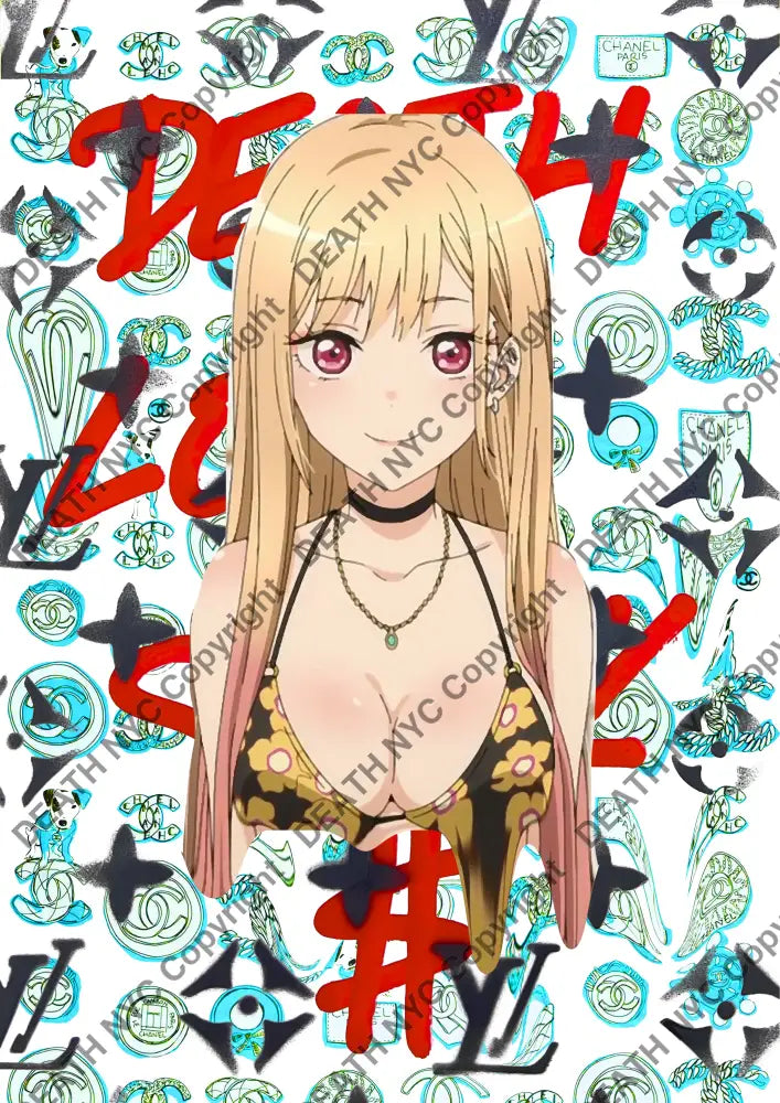 Deatht377 45X32Cm Anime (Edition Of 100) (2023) Art Print