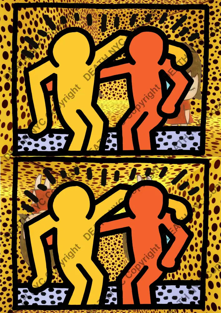 Deathu272 Haring 45X32Cm (Edition Of 100) (2023) Art Print