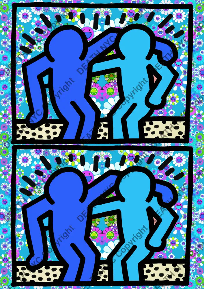 Deathu274 Haring 45X32Cm (Edition Of 100) (2023) Art Print