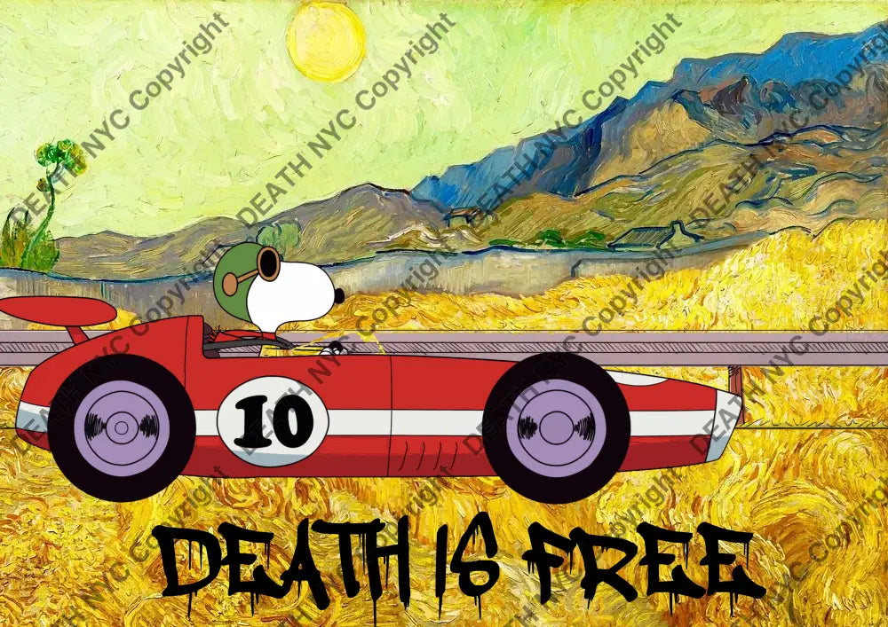 Deathu304 Snoopy 45X32Cm (Edition Of 100) (2023) Art Print