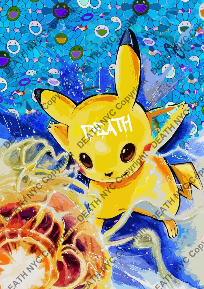 Deathu462 Pokemon 45X32Cm (Edition Of 100*) (2023) Art Print
