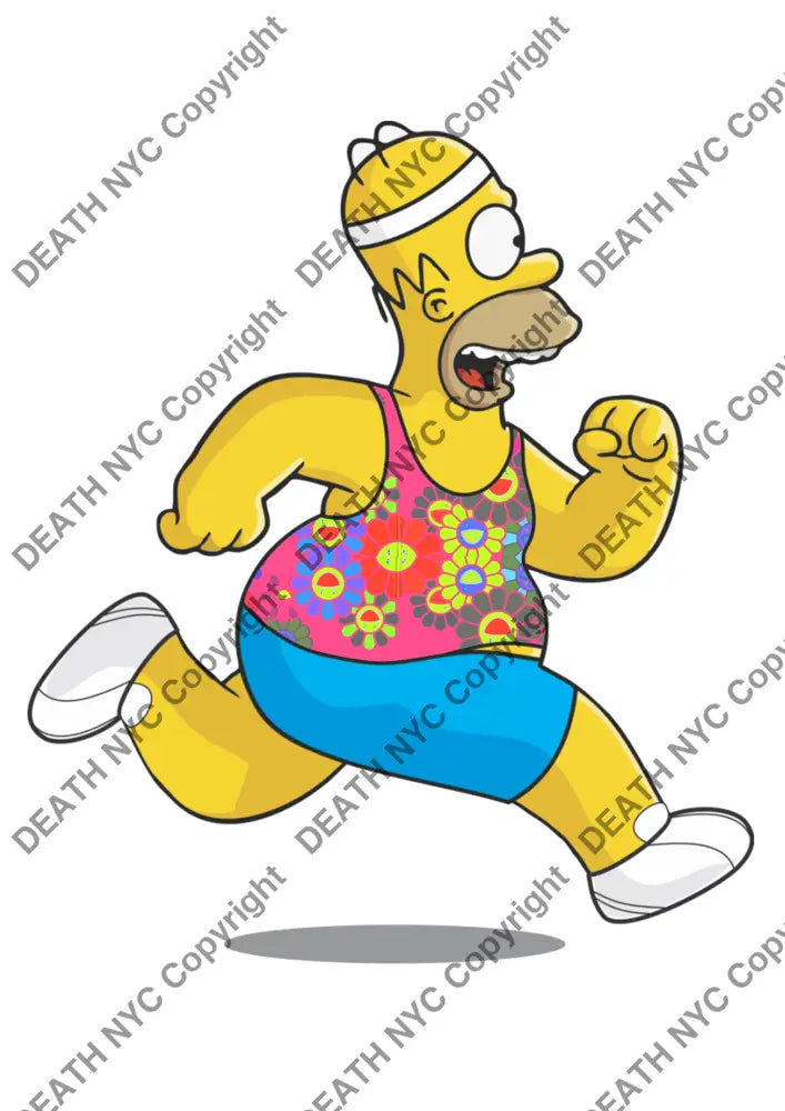 Deathu762 45X32Cm Simpson (Edition Of 100) (2023) Art Print