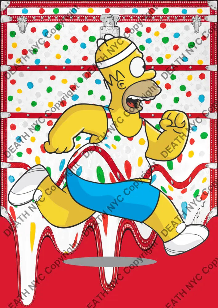 Deathu768 45X32Cm Simpson (Edition Of 100) (2023) Art Print
