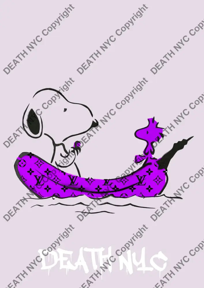 Deathu79 Snoopy 45X32Cm (Edition Of 100) (2023) Art Print