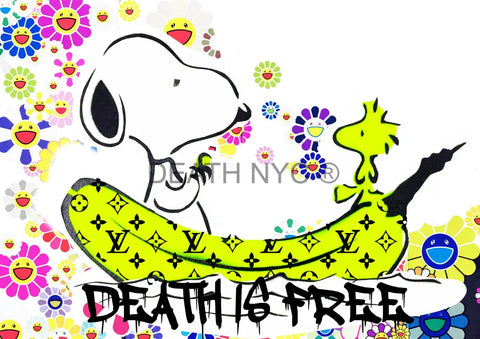 Deathu85 Snoopy 45X32Cm (Edition Of 100) (2023) Art Print