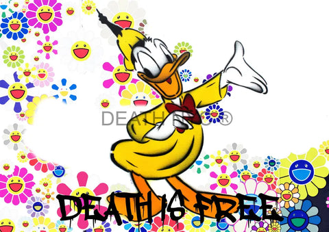 Deathu86 Donald Duck 45X32Cm (Edition Of 100) (2023) Art Print