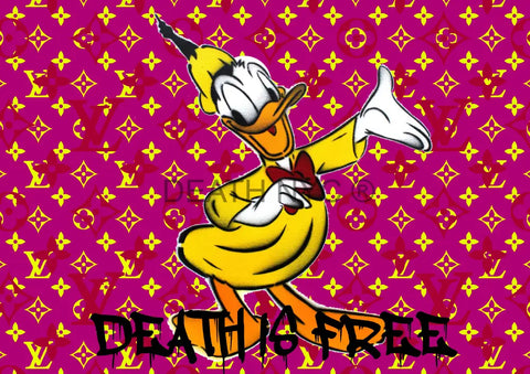 Deathu87 Donald Duck 45X32Cm (Edition Of 100) (2023) Art Print