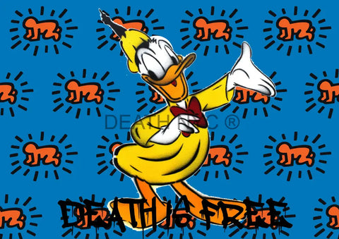 Deathu89 Donald Duck 45X32Cm (Edition Of 100) (2023) Art Print