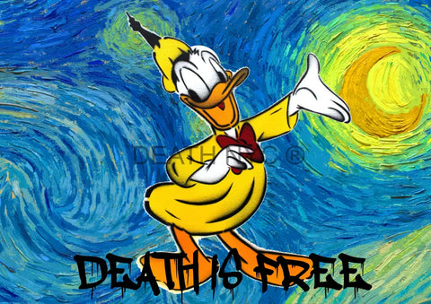 Deathu90 Donald Duck 45X32Cm (Edition Of 100) (2023) Art Print