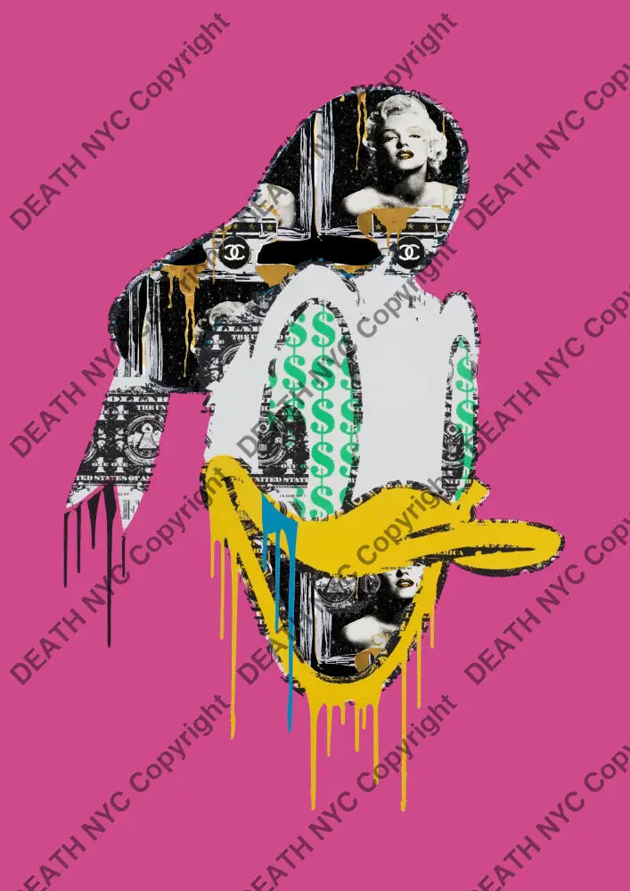 Deathv732 45X32Cm Donald (Edition Of 100*) (2023) Art Print