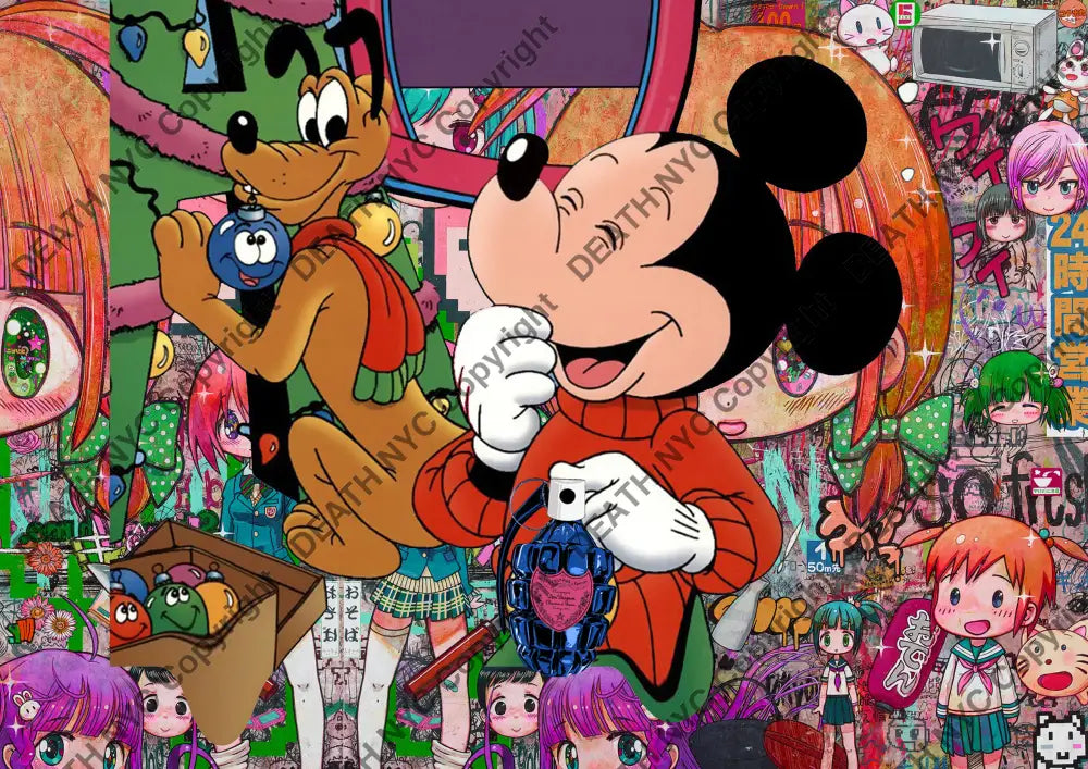 Deathv990 45X32Cm Mickey (Edition Of 100*) (2023) Art Print
