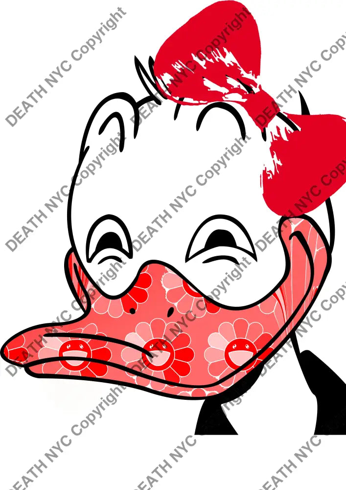 Deathw13 45X32Cm Donald Duck (Edition Of 100*) (2023) Art Print