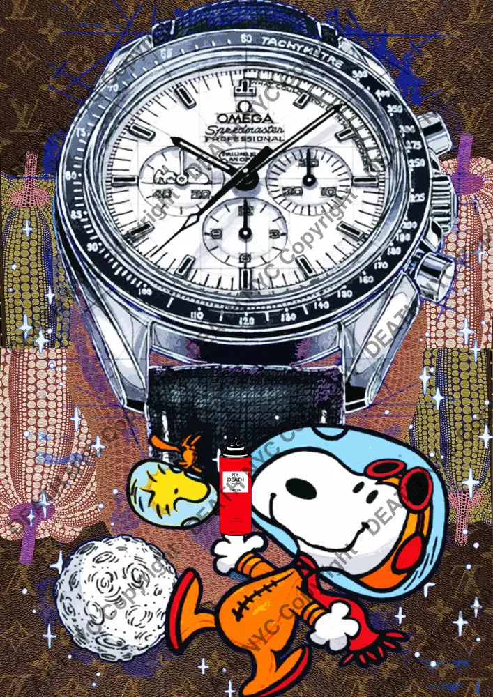 Deathw316 45X32Cm Snoopy (Edition Of 100*) (2023) Art Print