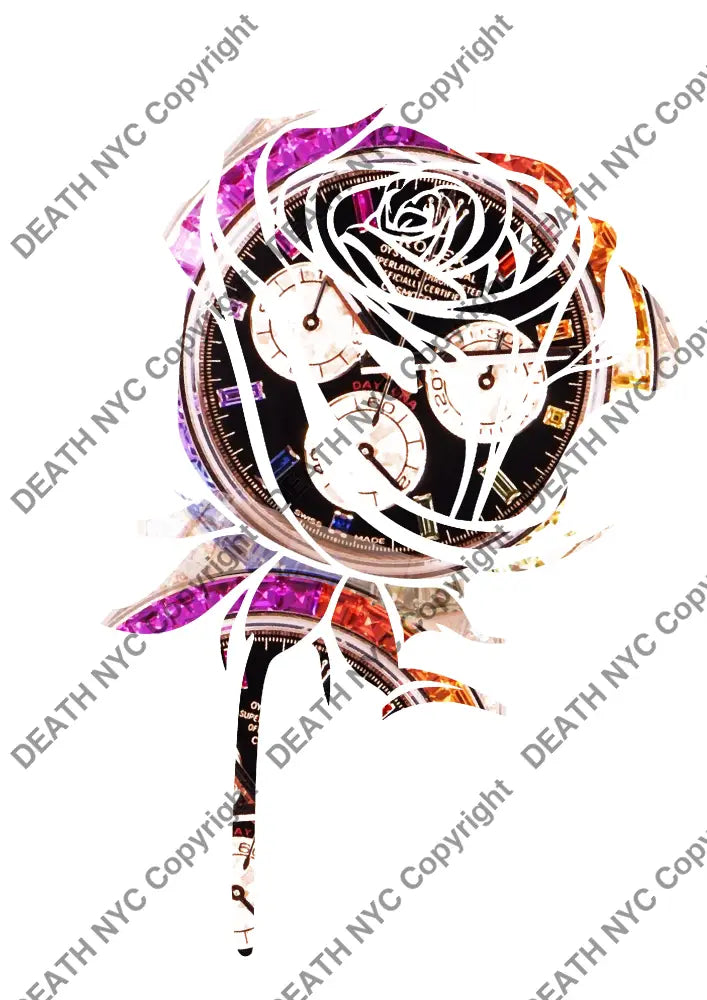 Deathw404 45X32Cm Rose (Edition Of 100*) (2023) Art Print