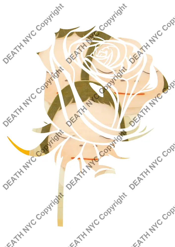 Deathw407 45X32Cm Rose (Edition Of 100*) (2023) Art Print