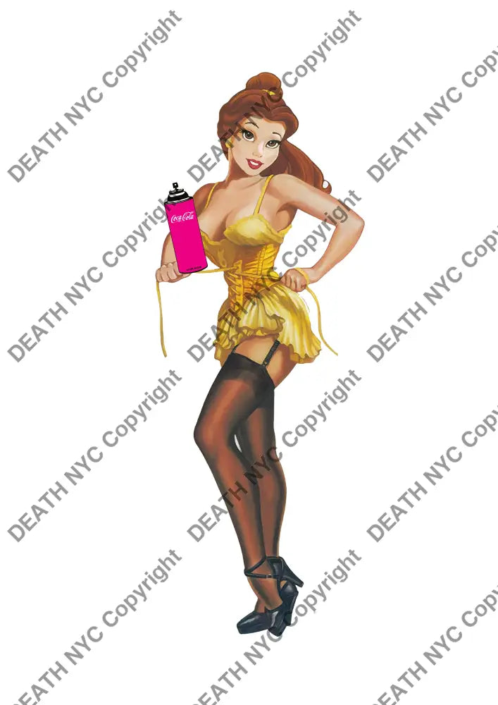 Deathw521 45X32Cm Belle (Edition Of 100*) (2023) Art Print