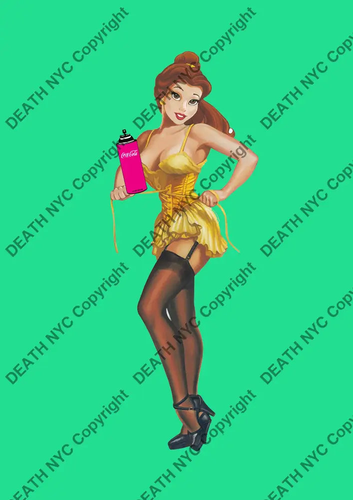 Deathw523 45X32Cm Belle (Edition Of 100*) (2023) Art Print