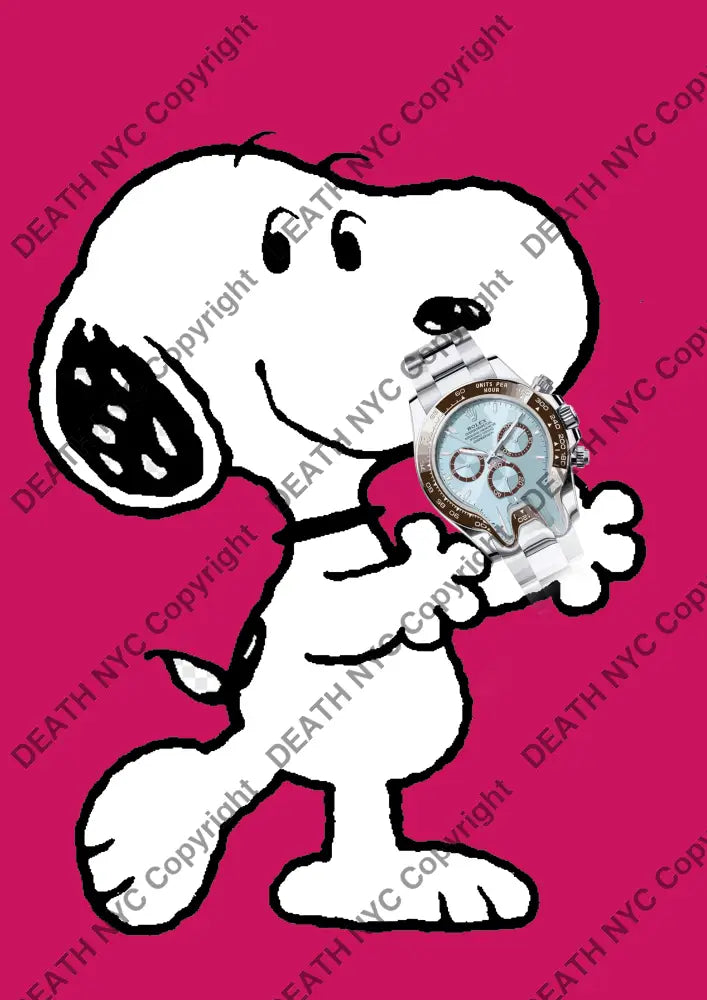 Deathx488 45X32Cm Snoopy (Edition Of 100*) (2023) Art Print