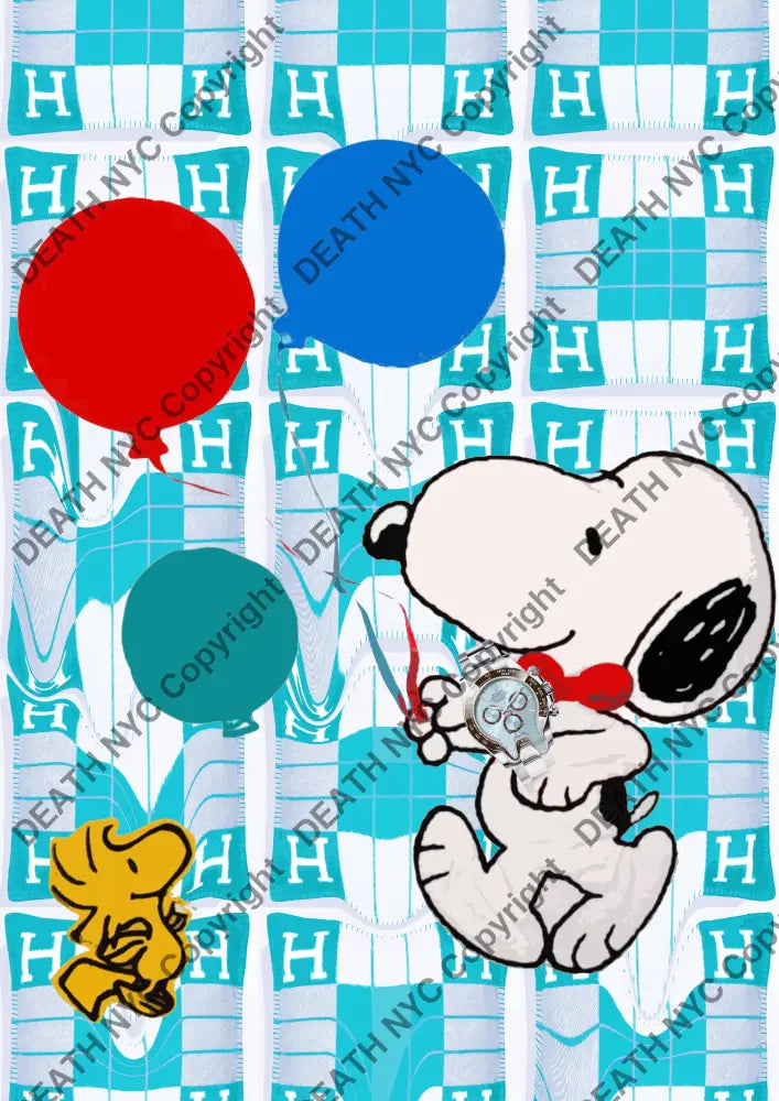 Deathx498 45X32Cm Snoopy (Edition Of 100*) (2023) Art Print