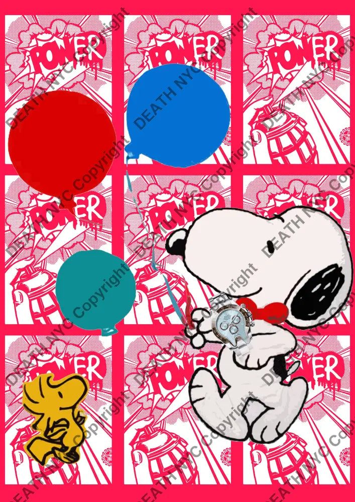 Deathx499 45X32Cm Snoopy (Edition Of 100*) (2023) Art Print