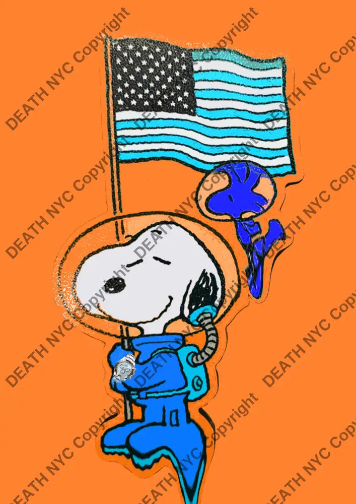 Deathx509 45X32Cm Snoopy (Edition Of 100*) (2023) Art Print
