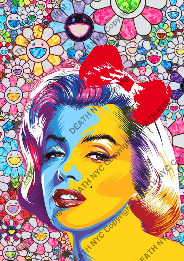 Deathx555 Monroe 45X32Cm (Edition Of 100*) (2023) Art Print