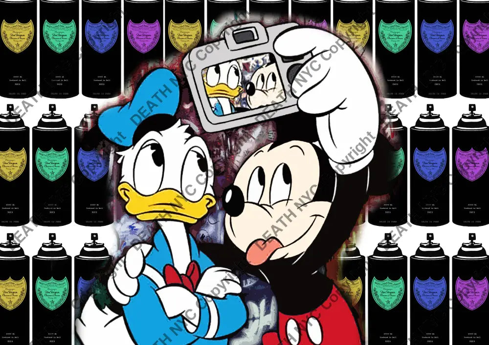 Deathx886 45X32Cm Mickey (Edition Of 100*) (2023) Art Print