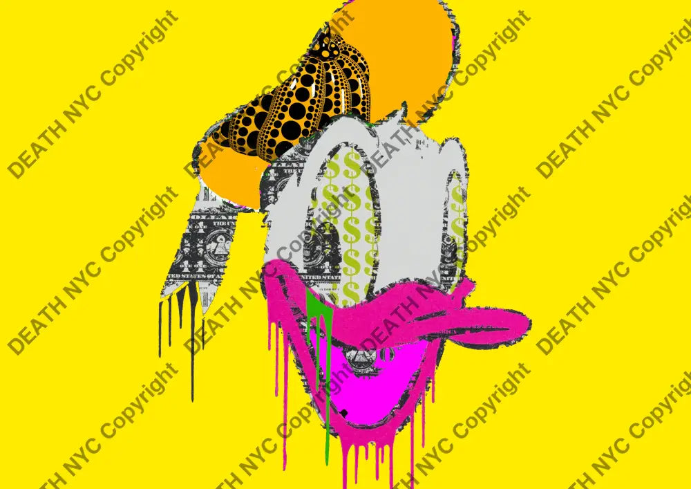 Deathy1065 45X32Cm Donald Duck (Edition Of 100*) (2023) Art Print