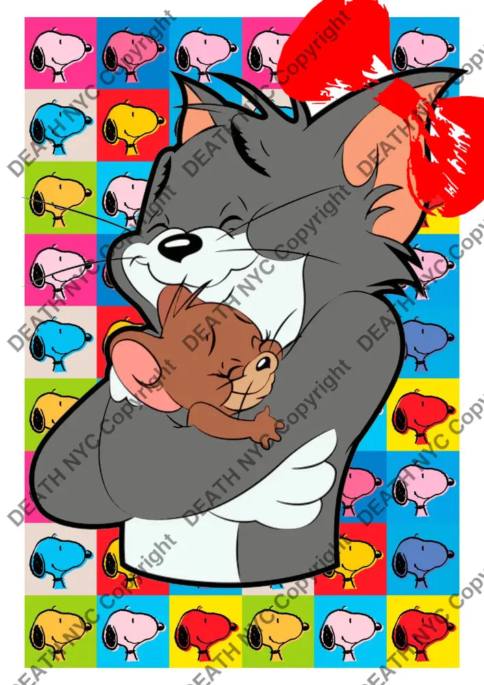 Deathy45 45X32Cm Tom Jerry (Edition Of 100*) (2023) Art Print